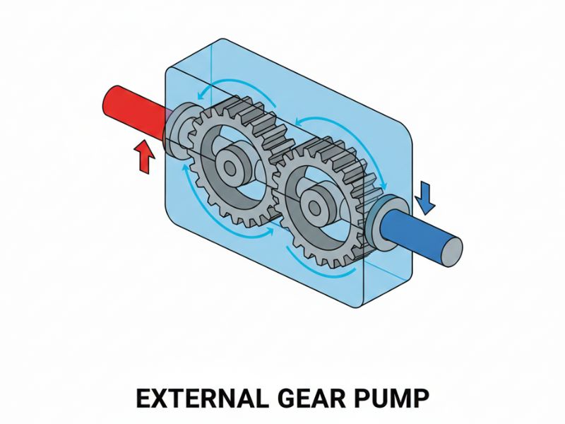 External Gear Pump Diagram