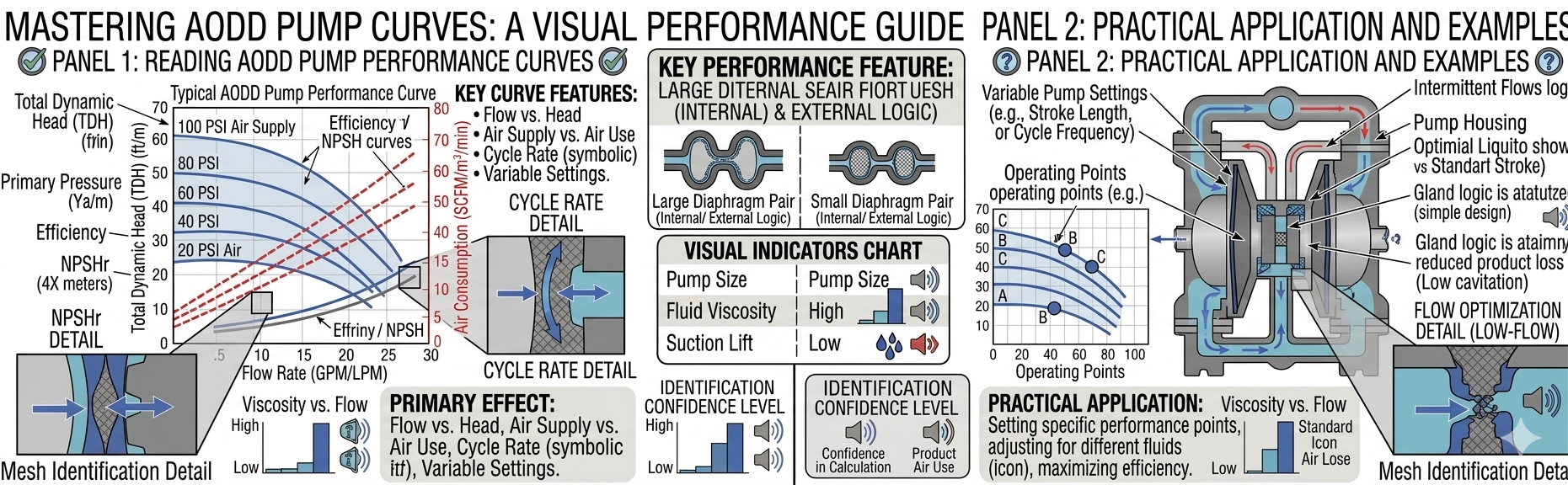 How to Read an AODD Pump Curve