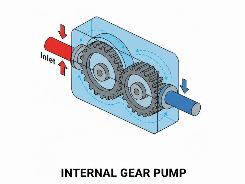 Internal Gear Pump Diagram
