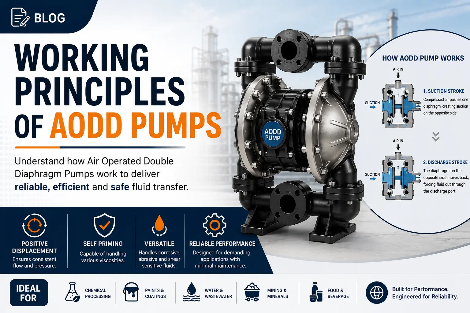 Working Principles of AODD Pumps